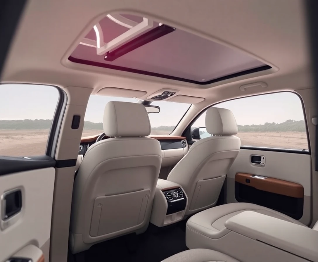 Intérieur luxueux du Rolls-Royce Cullinan